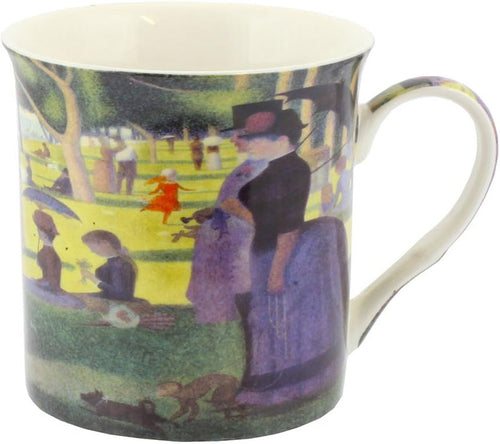 Leonardo Collection Seurat Sunday Afternoon Mug, Bone China, Multi-Colour, 12 x 8 x 9 cm