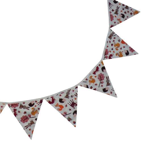 woodland creature bunting