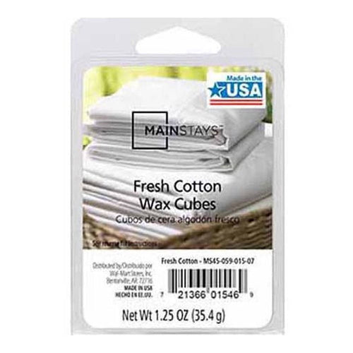 Mainstays Fresh Cotton Scented Wax Cube Melts MS14-059-015-08