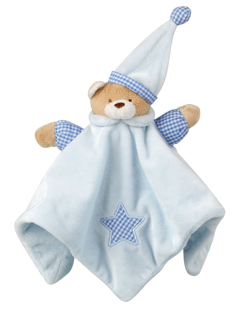 Baby Town Super Soft Newborn Baby Plush Comforter Teddy Bear Snuggle Features Puppet Blanket