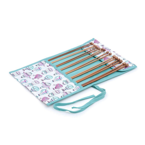 Knitting Pin Roll Case - Filled - C'est La Vie | Hobby Gift MR4702F\304 | 12x34x1 cm