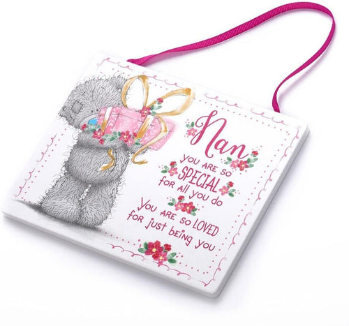 Me To You Bear Special Nan Plaque