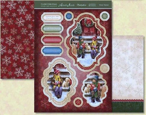 hunkydory adorable scorable luxury card collection classic christmas winter warmer