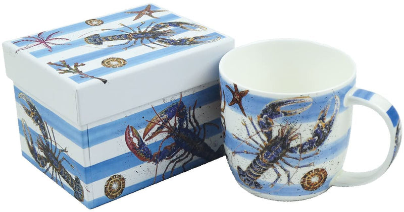 Lobster & Crab Bone China Mug with Gift Box