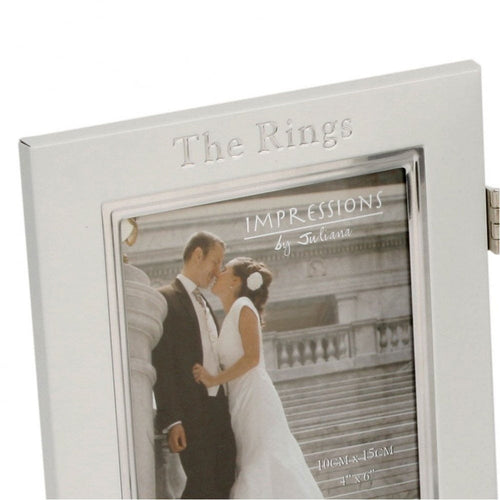 Juliana Wedding Aluminium Triple Frame - Ring/Couple/Kiss