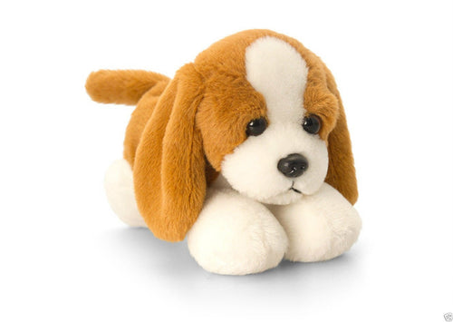 Keel Toys Laying Dogs - 15cm Laying Down Dog - BEAGLE