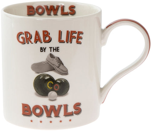Boxed Grab Life by The Bowls Fine China Mug 10x9x13cm