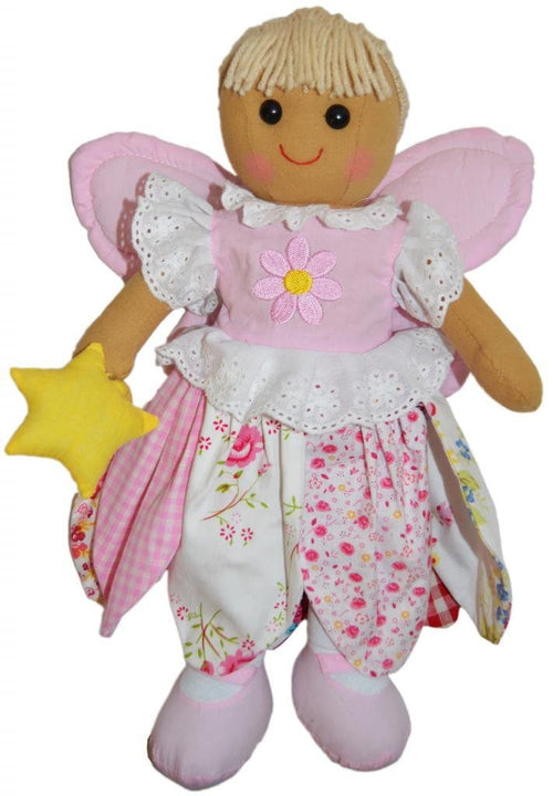 DF Soft Toys, A Beautiful Rag Doll in a cute Petal Dress with floral patterns, 40 cm high