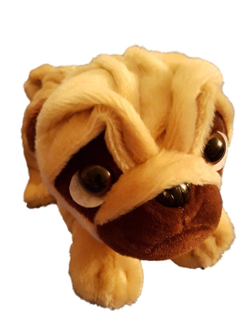 Pugsley Pug Pouncing With Sound 26cm Soft Toy