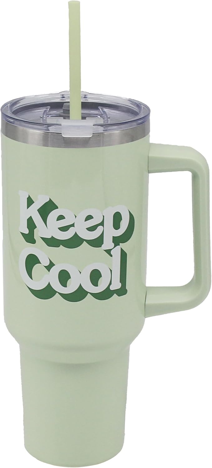 keep   Cool Double Walled Stainless Steel Drinks Cup 1200ml for Kitchen | Lovely Coffee Cup Set for Home & Office