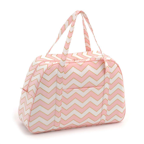 Classic Collection: Sewing Machine Bag: Chevron - Pearlised Blush HGSWB\309