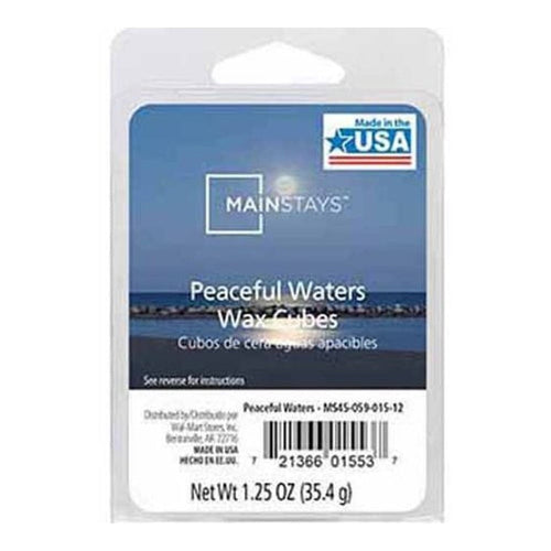 Mainstays Peaceful Waters Scented Wax Cube Melts MS14-059-015-15
