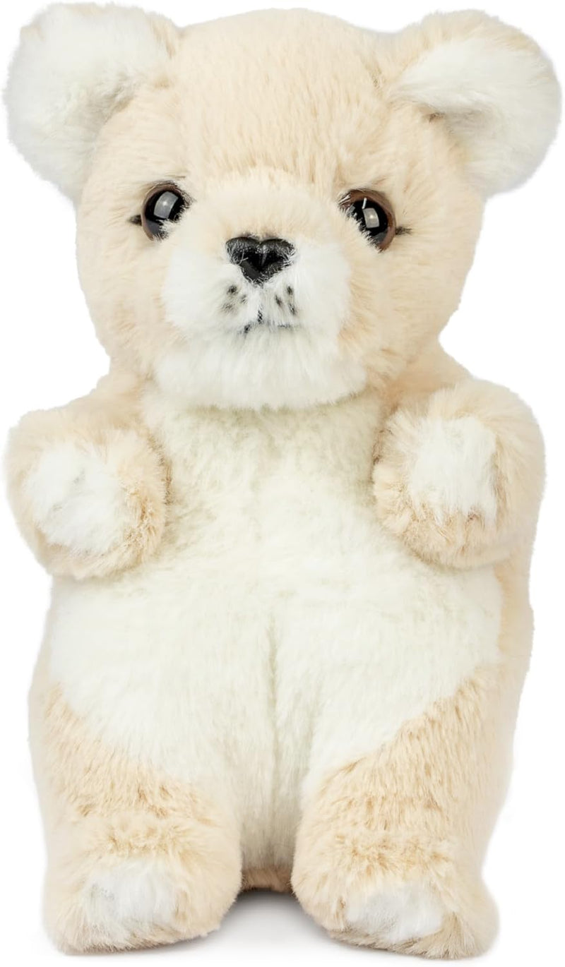 Living Nature Baby Lion Cub Stuffed Animal Plush Toy | Fluffy and Cuddly Safari Animal | Soft Toy Gift for Newborns And Babies | Naturli Eco-Friendly