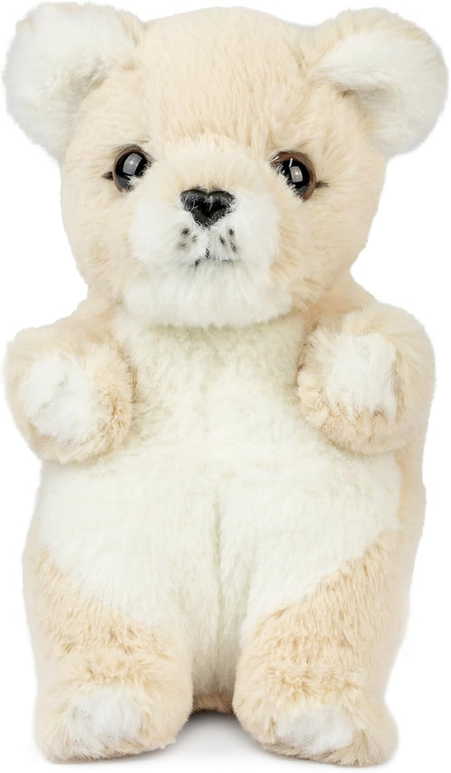 Living Nature Baby Lion Cub Stuffed Animal Plush Toy | Fluffy and Cuddly Safari Animal | Soft Toy Gift for Newborns And Babies | Naturli Eco-Friendly