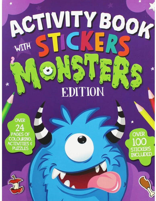 monsters  - Activity Book, 26073-MONSC, Purple