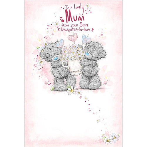 Me To You Bear Mum Form Son & Daughter In Law Mother's Day Card