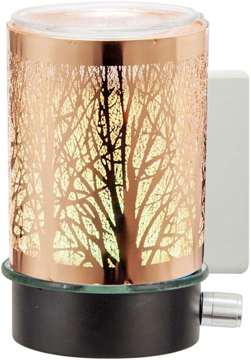Sense Aroma Color Changing Tree Wax Burner - Rose Gold