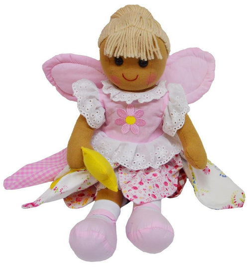 DF Soft Toys, A Beautiful Rag Doll in a cute Petal Dress with floral patterns, 40 cm high