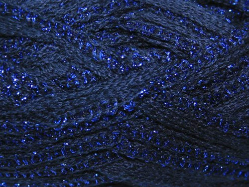 King Cole Krystal Écharpe Glamour 359 à tricoter Bleu marine 100 g