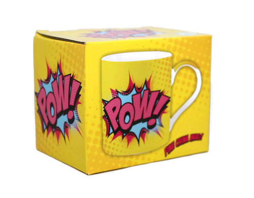 Superhero Comic Style Pow! Fine China Mug