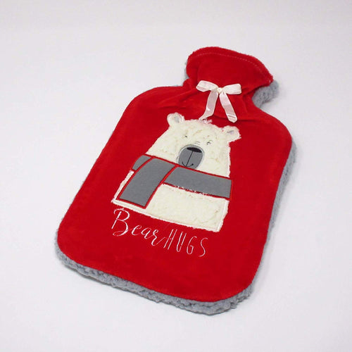 Country Club Thick Sherpa Fleece 2 Litre Hot Water Bottle