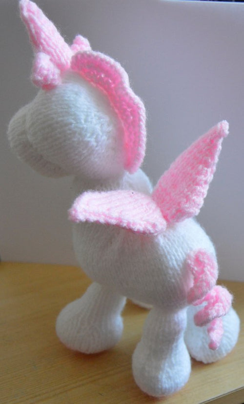 Knitting Pattern - Stardust the Unicorn Soft Toy Pattern