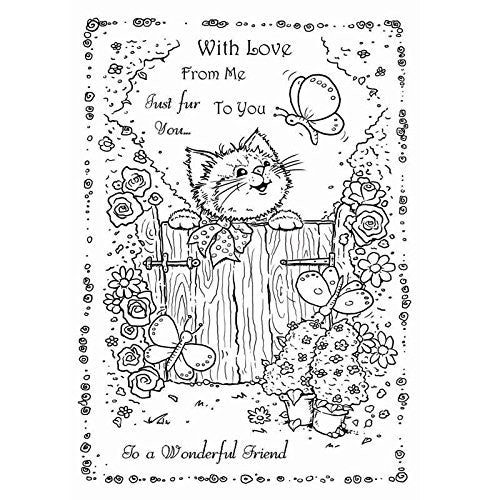 hunkydory clearly stamps at the garden gate