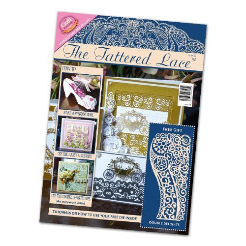The Tattered Lace Craft Magazine Issue 2 + Free Double Delights Metal Die by Tattered Lace