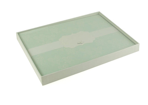 Love & Cherish Pearlised Paperwrap Guest Book Wedding Gift