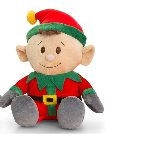 Keel Toys Christmas Elf Soft Plush Toy