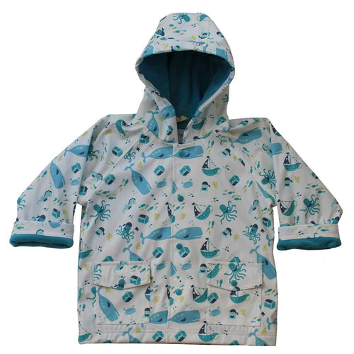 Powell Craft DEEP SEA Print Rain  mac