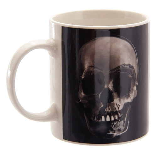Black White Skull Printed Transfer Mug Gifts, and, Cards Teacher, School, Gifts Occasion, Gift, Idea