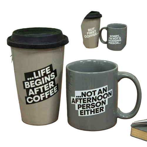 Humour Mug & Travel Mug Gift Set