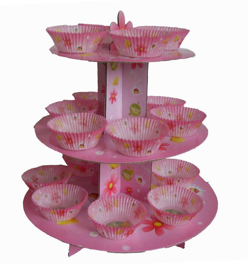 CLUB GREEN Cake Stand Kit For Girl, Pink