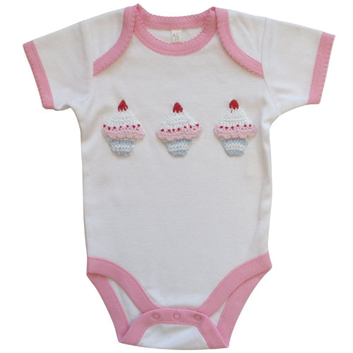 Powell Craft Cupcake Babygrow 6-12months