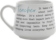 Widdop Teacher Message Stoneware Mug
