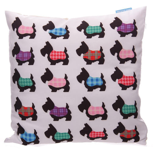 Scottie Dog Lauren Billingham Printed Cushion Cover