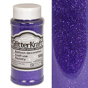 Balloon Decoration/ Craft Glitter - Glitter Kraft Purple Powder 100g