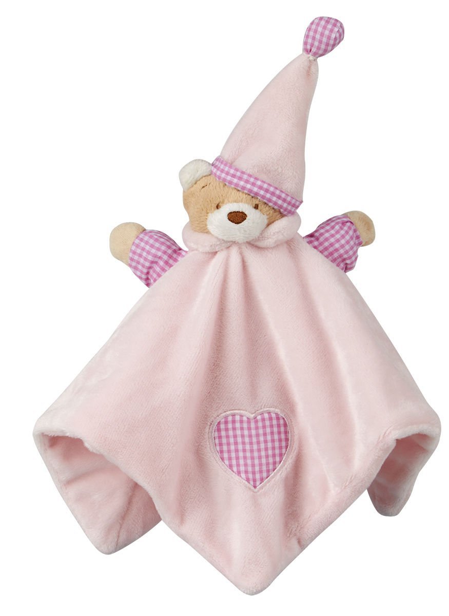 Baby Town Super Soft Newborn Baby Plush Comforter Teddy Bear Snuggle Features Puppet Blanket