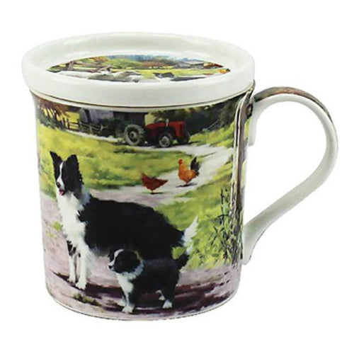 Leonardo Collie and Sheep Fine Bone China Cup and Coaster Set Macneil StudioLP92418