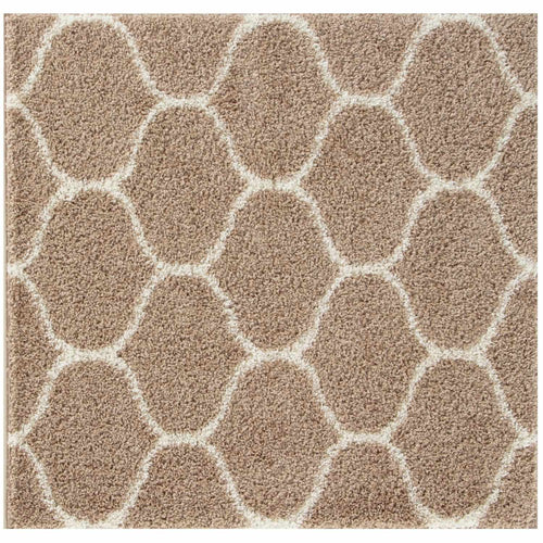 Moroccan Beige Shaggy Rug | 620