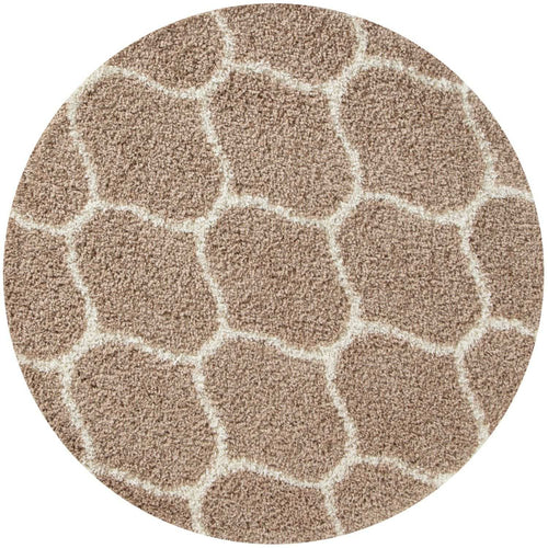 Moroccan Beige Shaggy Rug | 620