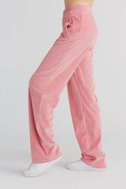 Organic Soft Fleece Straight Cut Sweatpants: Womens