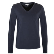 Organic Long Sleeve V-neck: Womens