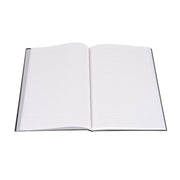 Ideal - A4 Cashbook Casebound Feint - 192 Pages  - Black (6428)