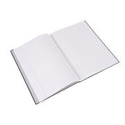 Ideal - A4 Cashbook Casebound Feint & Margin - 192 Pages  - Black (6429)