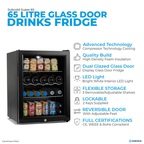 Subcold Super65 LED Beer Fridge