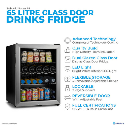 Subcold Super65 LED Beer Fridge