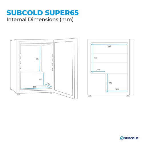 Subcold Super65 LED Beer Fridge