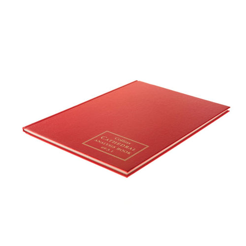 Cathedral -  Accounts Book 3 Cash Columns  - Red (69/3.1)